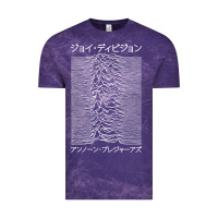 Cloud Purple JOY DIVISION - UNKNOWN PLEASURES - JAPANESE Vintage Tee - linhVisuals