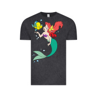 Vintage Black ariel mermaid Vintage Tee - linhVisuals