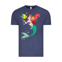 Vintage Denim ariel mermaid Vintage Tee - linhVisuals