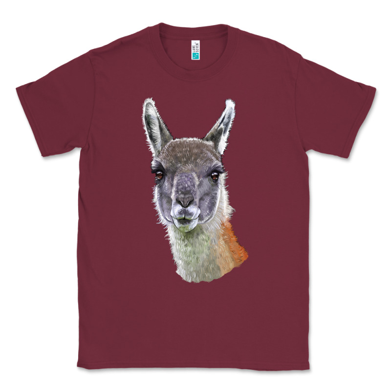 Guanaco Llama Head Classic Tee by LillyAllenDesigns | Teevron