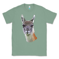 Sage Guanaco Llama Head Classic Tee - LillyAllenDesigns