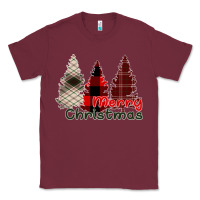 Burgundy Merry Christmas Classic Tee - Bettercallsaul