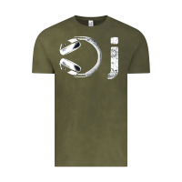 Vintage Olive dj music tshirt Vintage Tee - linhVisuals