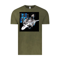 Vintage Olive Buddy Guy  Best Player Bluess Legend Vintage Tee - linhVisuals