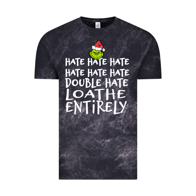 Loathe Entirely Grinch For Light Hate Hate Hate Happy Christmas Vintage Tee by linhVisuals | Teevron
