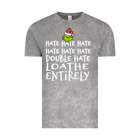 Cloud Rock Loathe Entirely Grinch For Light Hate hate hate happy christmas Vintage Tee - linhVisuals