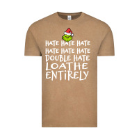 Vintage Coffee Loathe Entirely Grinch For Light Hate hate hate happy christmas Vintage Tee - linhVisuals