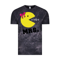 Cloud Black Mrs Pacman Vintage Tee - linhVisuals