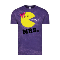 Cloud Purple Mrs Pacman Vintage Tee - linhVisuals