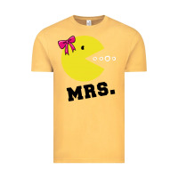 Vintage Mustard Mrs Pacman Vintage Tee - linhVisuals
