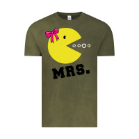 Vintage Olive Mrs Pacman Vintage Tee - linhVisuals