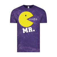 Cloud Purple Mr Pacman Vintage Tee - linhVisuals