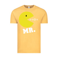 Vintage Mustard Mr Pacman Vintage Tee - linhVisuals