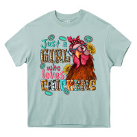 Arona just a girl who loves chickens Heavy Core Tee - NancyCooperArtShop