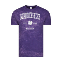 Cloud Purple indian rocks beach florida vintage shamrock sports zip hoodie Vintage Tee - linhVisuals