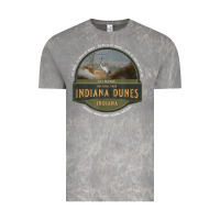 Cloud Rock indiana dunes national park lake michigan beach trails t shirt Vintage Tee - linhVisuals