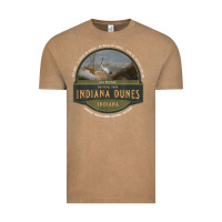 Vintage Coffee indiana dunes national park lake michigan beach trails t shirt Vintage Tee - linhVisuals