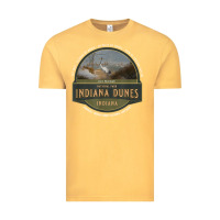 Vintage Mustard indiana dunes national park lake michigan beach trails t shirt Vintage Tee - linhVisuals