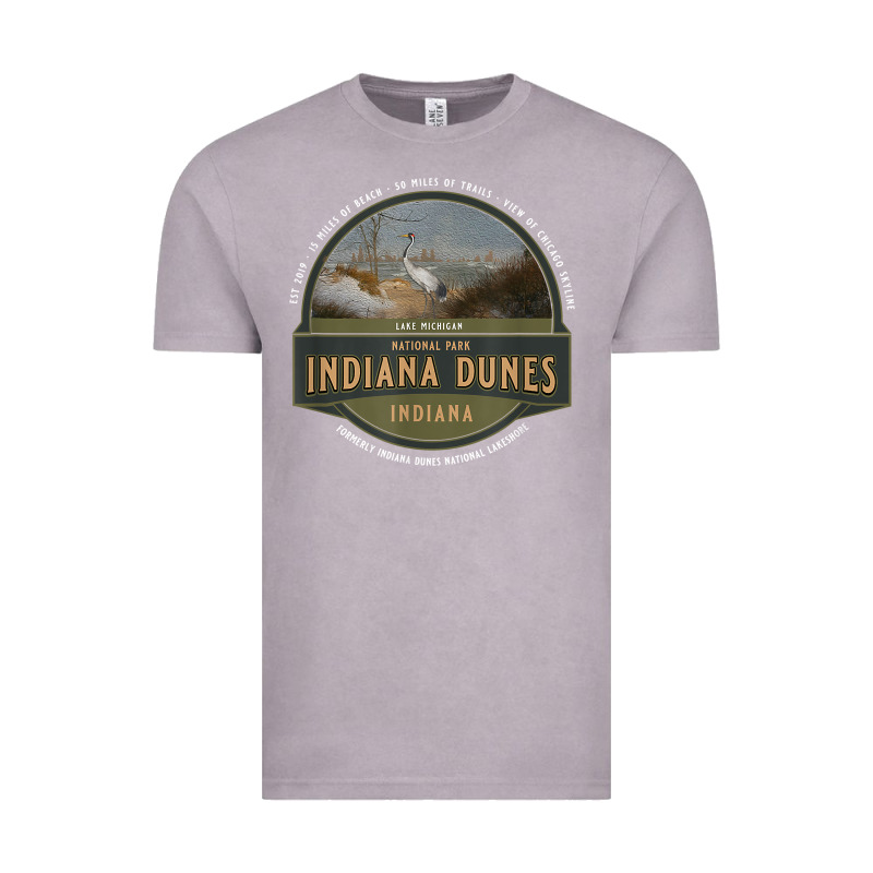Indiana Dunes National Park Lake Michigan Beach Trails T Shirt Vintage Tee by linhVisuals | Teevron