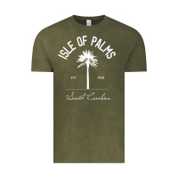 Vintage Olive isle of palms sc palm tree isle of palms beach gift pullover hoodie Vintage Tee - linhVisuals