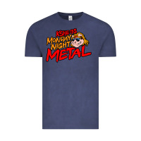 Vintage Denim MONDAY NIGHT METAL Vintage Tee - linhVisuals