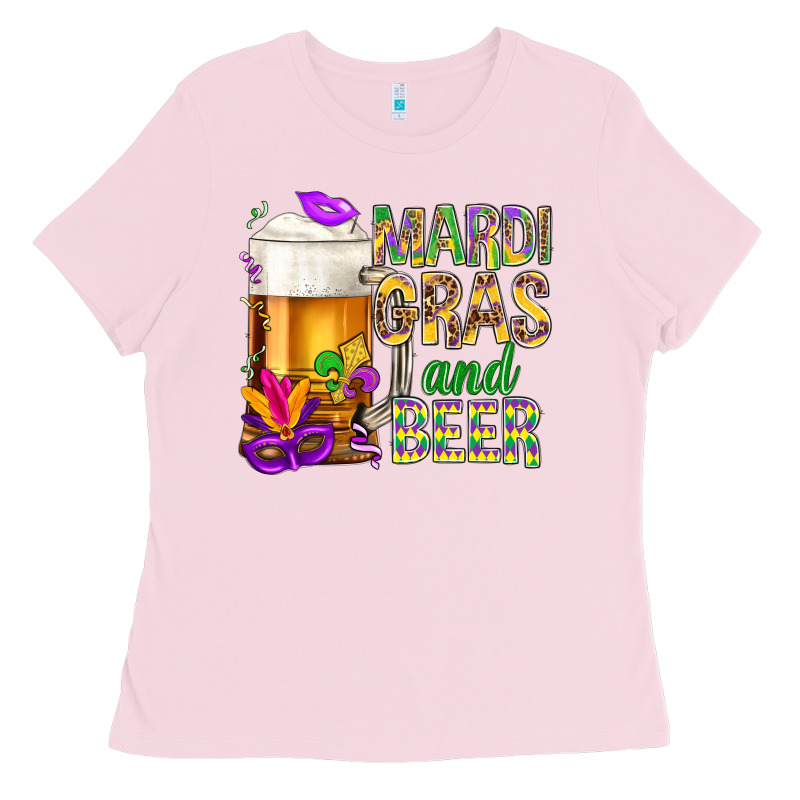 Mardi Gras And Beer Ladies Tee by BundleAndBundleShop | Teevron