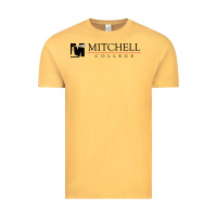 Vintage Mustard Mitchell College Vintage Tee - linhVisuals