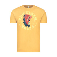 Vintage Mustard chickasaw roots headdress native american chickasaw nation Vintage Tee - linhVisuals