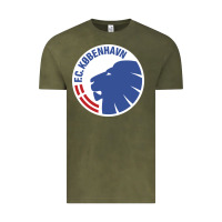 Vintage Olive fc-københavn Vintage Tee - linhVisuals