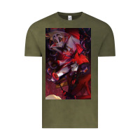 Vintage Olive hazbin, hazbin hotel alastor, jeby,angel dust, demon Vintage Tee - linhVisuals