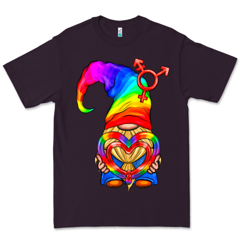 Lgbtq+ Pride Gnome With Heart Balloon Premium Tee by BundleAndBundleShop | Teevron