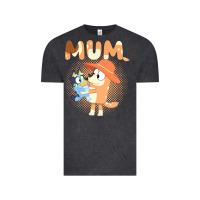 Vintage Black Bluey Mum Vintage Tee - linhVisuals