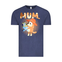 Vintage Denim Bluey Mum Vintage Tee - linhVisuals