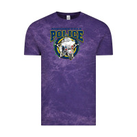Cloud Purple motorcycle police law enforcement Vintage Tee - linhVisuals