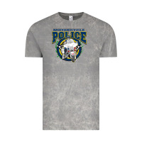 Cloud Rock motorcycle police law enforcement Vintage Tee - linhVisuals