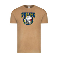 Vintage Camel motorcycle police law enforcement Vintage Tee - linhVisuals