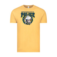 Vintage Mustard motorcycle police law enforcement Vintage Tee - linhVisuals