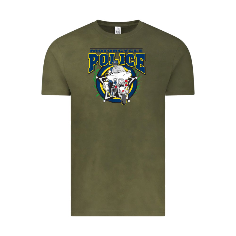 Motorcycle Police Law Enforcement Vintage Tee by linhVisuals | Teevron