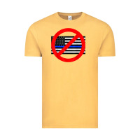 Vintage Mustard anti police state tee Vintage Tee - linhVisuals