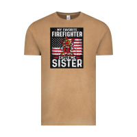 Vintage Camel my favorite firefighter calls me sister. Vintage Tee - linhVisuals