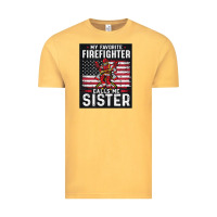 My Favorite Firefighter Calls Me Sister. Vintage Tee | Teevron