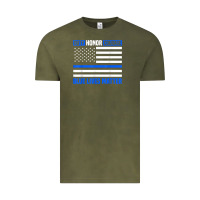 Vintage Olive blue lives matter for police officer Vintage Tee - linhVisuals