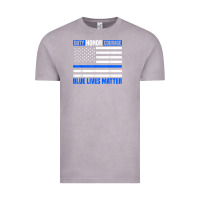 Vintage Zinc blue lives matter for police officer Vintage Tee - linhVisuals