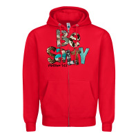 Red Be Salty Zipper Hoodie - FaDigitalArtStudio