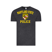Vintage Black maryland state police Vintage Tee - linhVisuals