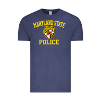 Vintage Denim maryland state police Vintage Tee - linhVisuals