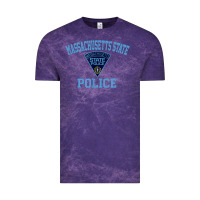 Cloud Purple massachusetts state police Vintage Tee - linhVisuals