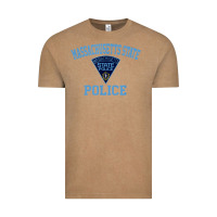 Vintage Coffee massachusetts state police Vintage Tee - linhVisuals