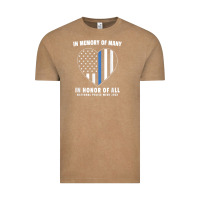 Vintage Coffee national police week shirt in memory and honor us flag Vintage Tee - linhVisuals