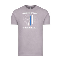 Vintage Zinc national police week shirt in memory and honor us flag Vintage Tee - linhVisuals
